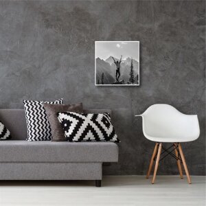 Haes Deco EF18W Kunststof fotolijst wit 50x50 cm met kunstglas