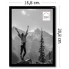 Haes Deco Kunststof Fotolijst EF3B Easy Frame Zwart 15x20 cm