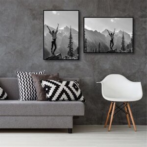 Haes Deco kunststof fotolijst EF8B Easy Frame Zwart 50x70 cm