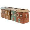 Clayre & Eef 6CE1888 Decoratie Bloempot Veelkleurig 31x9x11 cm Landelijke stijl