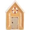 Clayre & Eef 6CE1867 Bord Geel Beige 25x17x3 cm Keramiek in landelijke stijl