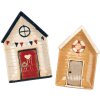 Clayre & Eef 6CE1867 Bord Geel Beige 25x17x3 cm Keramiek in landelijke stijl