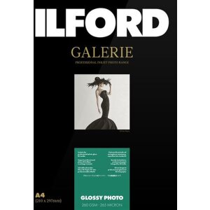 Ilford Galerie Glossy fotopapier 260g A3+ 25 vellen voor...