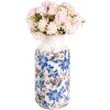 Clayre & Eef 6CE1928L Vaas Florale Decoratie Beige Blauw Ø15x32 cm