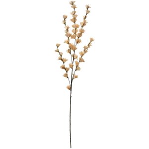 Clayre & Eef 5PL0115W Siertak met bloemen Beige 102 cm