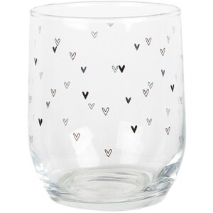 Clayre & Eef BHSGL0005 Drinkglas Hartpatroon...