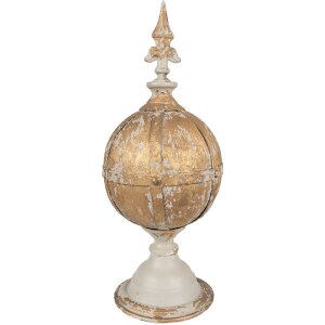 Clayre & Eef 6Y5584 Ornament IJzer Bruin-Goud Antiek...