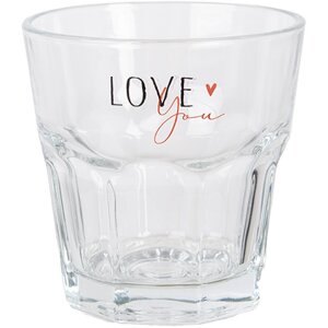 Clayre & Eef BHSGL0012 Drinkglas Love You Ø...