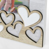 ZEP fotolijst Lavinia 10x15 cm hout met hartapplicaties voor staand formaat