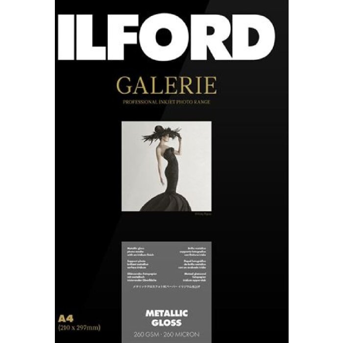 Ilford Gallery Metallic Gloss 260g A3 25 vellen fotopapier