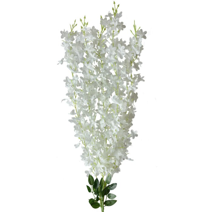 Clayre & Eef 6PL0319BE Decoratie Tak met Bloemen Wit 6x6x80 cm