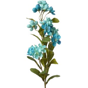 Clayre & Eef 6PL0343BL Decoratieve Tak Bloemen Blauw...