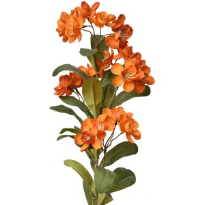 Clayre & Eef 6PL0344O Decoratieve Tak Bloemen Oranje...