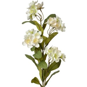 Clayre & Eef 6PL0344W Siertak Bloemen Wit Groen...