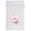 Clayre & Eef CT031 Gastendoek Wit Roze Katoen 40x66 cm