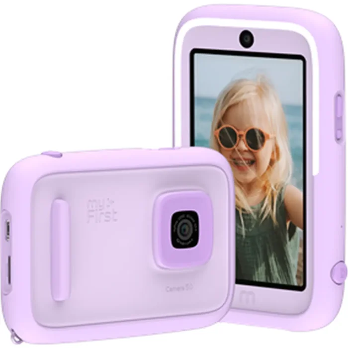 myFirst Camera 50 Paars 20MP 3,97 inch touchscreen Full HD-video schokbestendig TPU