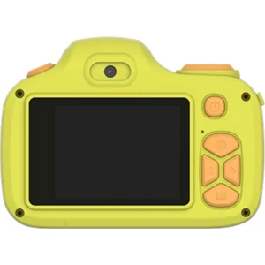 myFirst Camera 3 kindercamera 16MP geel met siliconen hoesje en accessoires