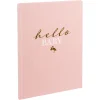 Goldbuch baby dagboek hello.baby rosé 21x28 cm 44 paginas goud preeg