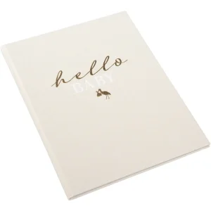 Goldbuch baby dagboek hello.baby Beige 21x28 cm 44 paginas goud preeg