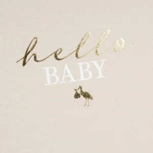 Goldbuch baby dagboek hello.baby Beige 21x28 cm 44 paginas goud preeg