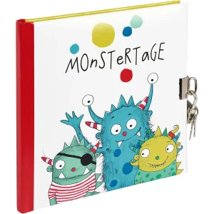 Goldbuch dagboek Monster 16x16 cm 96 paginas