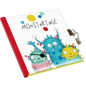 Goldbuch dagboek Monster 16x16 cm 96 paginas