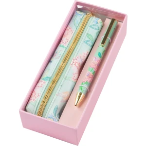 Goldbuch set favoriete pen & potloodetui Natures Melody mint geschenkverpakking