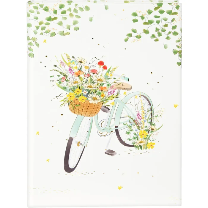 Goldbuch notitieboek Flowery Bike 15x22 cm 200 paginas blanco