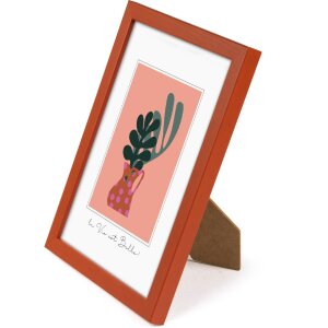 Goldbuch Aura Houten lijst 15x20 cm Rust Echt hout met helder glas en standaard