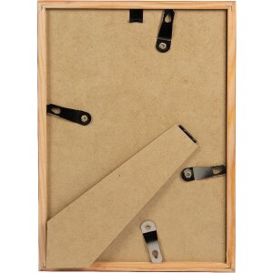 Goldbuch houten lijst Aura 20x30 cm Roest echt hout met helder glas en MDF achterwand