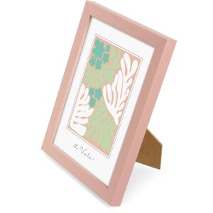 Goldbuch houten lijst Aura 13x18 cm Dirty Rose echt hout blokprofiel helder glas MDF