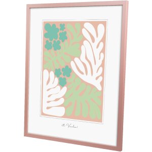 Goldbuch houten lijst Aura 40x50 cm Dirty Rose echt hout helder glas MDF