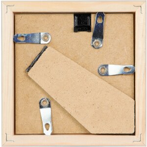 Goldbuch Houten lijst Aura 10x10 cm Beige Echt Hout Helder Glas MDF