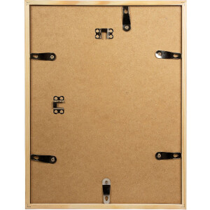 Goldbuch houten lijst Aura 30x40 cm beige echt hout met helder glas MDF achterwand