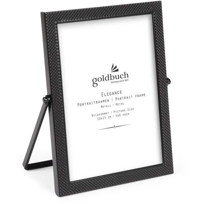 Goldbuch fotolijst Elegance Zwart 10x15 cm metalen portretlijst