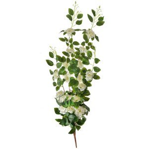 Clayre & Eef 6PL0346W Siertak Bloemen Wit Groen...