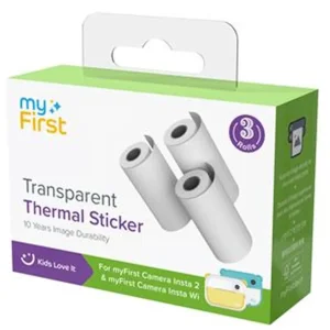 myFirst Transparante Thermische Sticker 3 rollen voor...