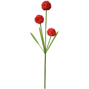 Clayre & Eef 5PL0132R Decoratie Tak met Bloemen Rood 12x8x84 cm