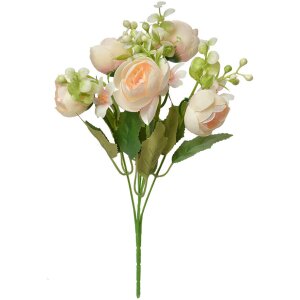 Clayre & Eef 6PL0368 Decoratie tak met bloemen 15x13x33 cm