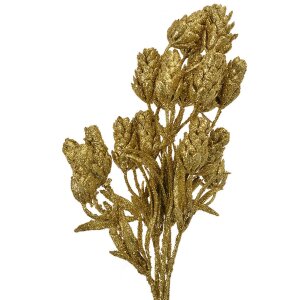 Clayre & Eef 65803 Decoratie Tak met Bloemen Goud...