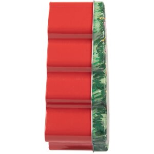 Clayre & Eef 6BL0154 Blikken Kerstboom Groen Rood 15x18x7 cm