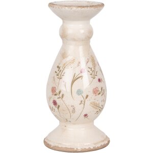 Clayre & Eef 6CE1945M Kaarshouder Keramiek Beige Roze...