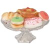 Clayre & Eef 65980GR Decoratie Donut Groen Bruin Ø 6x2 cm