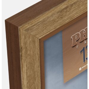 ZEP fotolijst Arles houtlook helder glas 10x15 cm tot 30x40 cm wandmontage