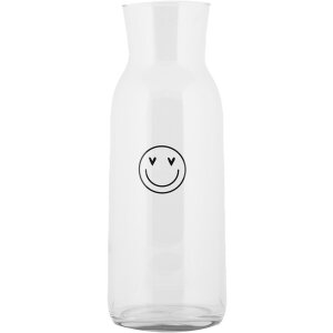 Clayre & Eef BHSGL0003 Karaf Glas Transparant Smiley...