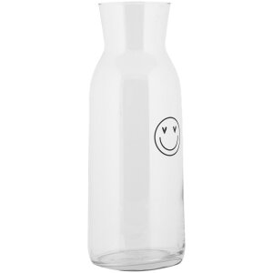 Clayre & Eef BHSGL0003 Karaf Glas Transparant Smiley...