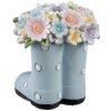 Clayre & Eef 6PR5180 Decoratie Laarzen Blauw 10x10x12 cm Landelijke stijl