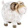 Clayre & Eef 6PR5274 Decoratie Schaap Wit Bruin 9x7x8 cm