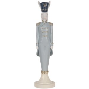 Clayre & Eef 6PR5119 Decoratief Konijn Wit Blauw...