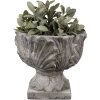 Clayre & Eef 6TE0567 Bloempot Stone Grey Ø 20x17 cm Antiek